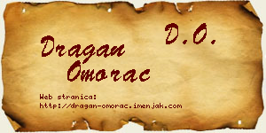Dragan Omorac vizit kartica